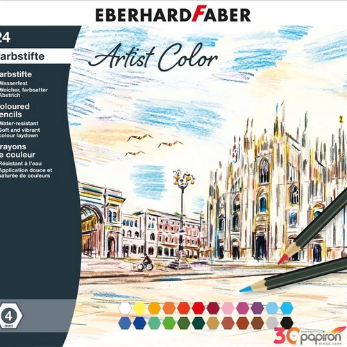 Eberhard Faber színes ceruza 24Db-Os Fém Dobozban ARTIST COLOR