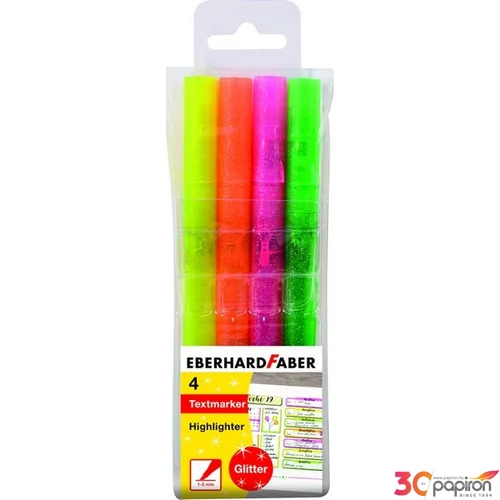 Eberhard Faber szövegkiemelő 4db csillámos készlet E551404