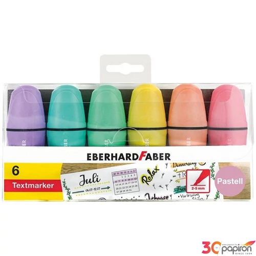 Eberhard Faber szövegkiemelő Készlet 6Db-Os Mini Pasztell