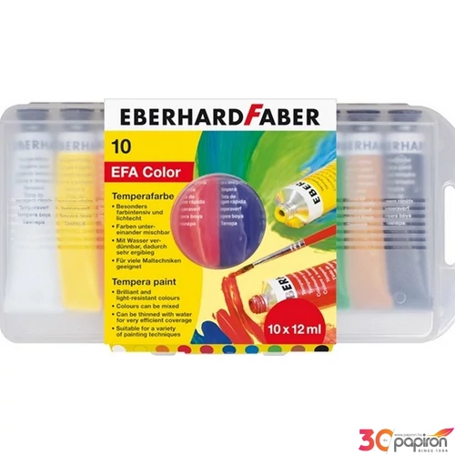Eberhard Faber tempera 10 db-os pasztóz állagú prémium minőségű termék E575510