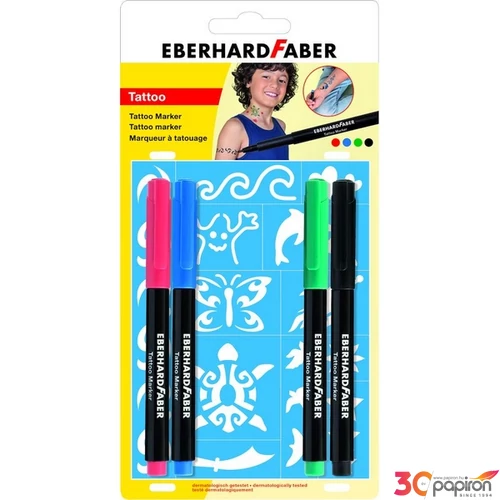 Eberhard Faber tetováló szett 4db-os "gyerek" BL. E559503