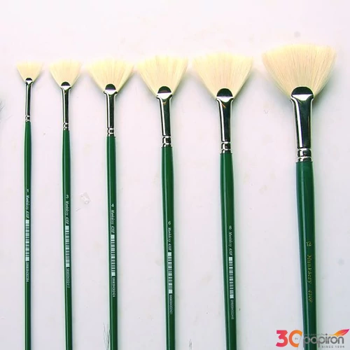 Ecset Munkácsy 8-os legyező, sörte M430F Művészeti kellék !