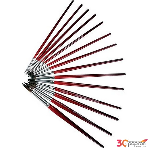Ecset No.11 Pulse kerek festett fanyél, póniszőr Iskolaszerek PULSE 220233