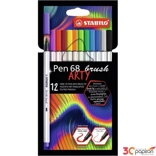 Ecsetiron 12 Stabilo Pen 68 brush ARTY TST56812