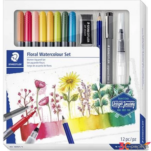 Ecsetiron 8 Staedtler Design Journey Floral TS6130011