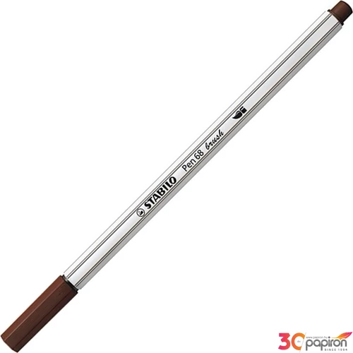 Ecsetiron barna Stabilo Pen 68' Brush Írószerek STABILO 568/45