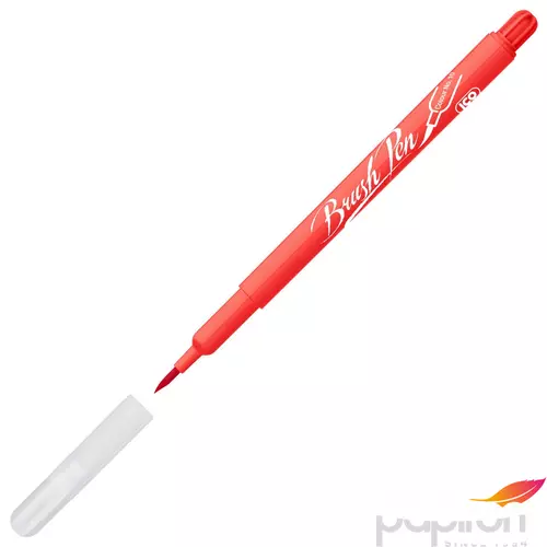 Ecsetiron Brush Pen Ico piros - 10 marker, filctoll, ecsetfilc