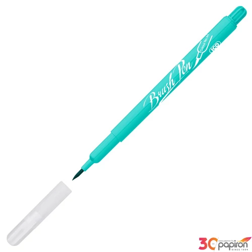 Ecsetiron Brush Pen ICO türkiz zöld - 44 marker, filctoll, ecsetfilc