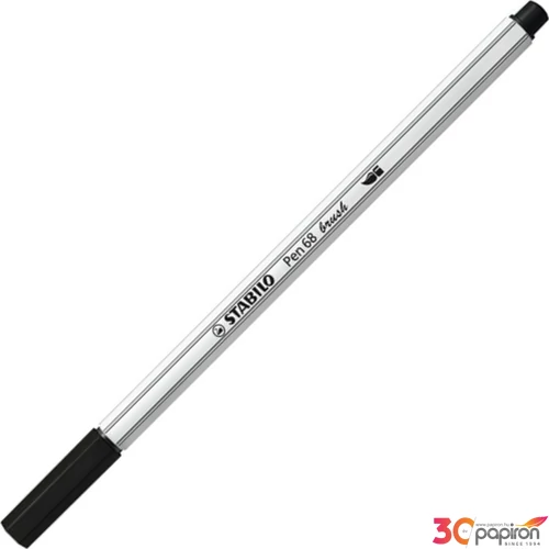 Ecsetiron fekete Stabilo Pen 68' Brush Írószerek STABILO 568/46