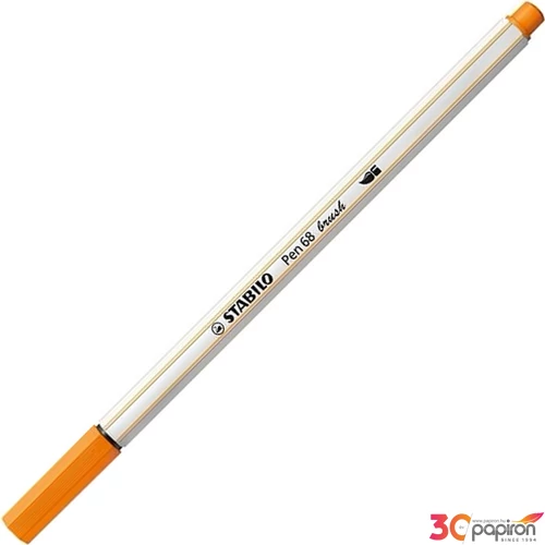 Ecsetiron narancs Stabilo Pen 68' Brush Írószerek STABILO 568/54