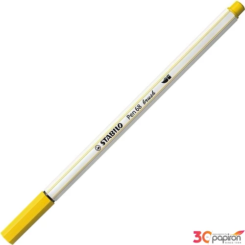 Ecsetiron sárga Stabilo Pen 68' Brush Írószerek STABILO 568/44