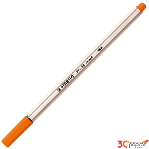 Ecsetiron Stabilo Pen 68 brush, élénknarancs TST568301