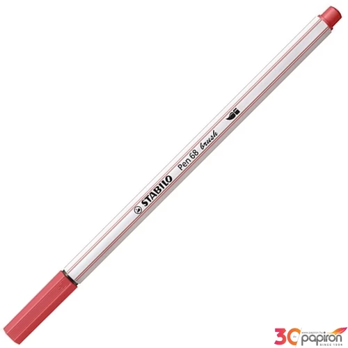 Ecsetiron Stabilo Pen 68 brush, rozsdavörös TST568471