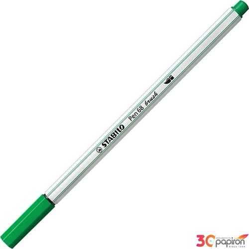 Ecsetiron zöld Stabilo Pen 68' Brush Írószerek STABILO 568/36