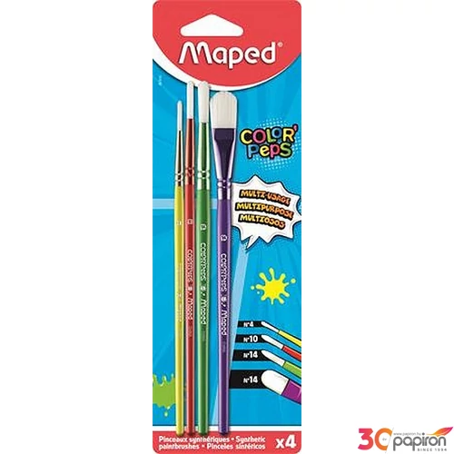 Ecsetkészlet 4db-os Maped Color'Peps No. 4-10-14-14 Iskolaszerek Maped 867810