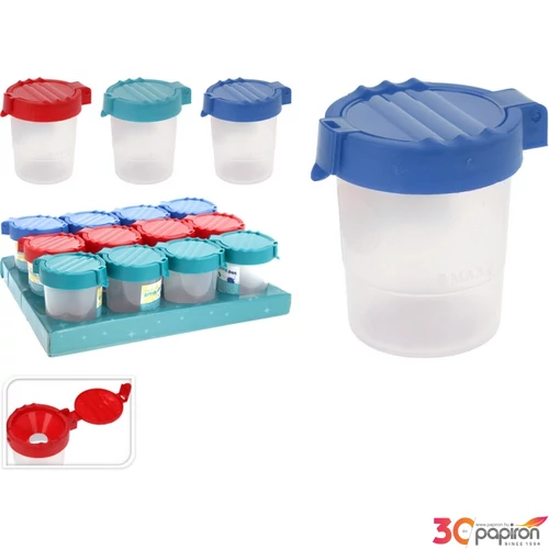 Ecsettál borulásmentes '24 8x8x7 cm tetővel kpm