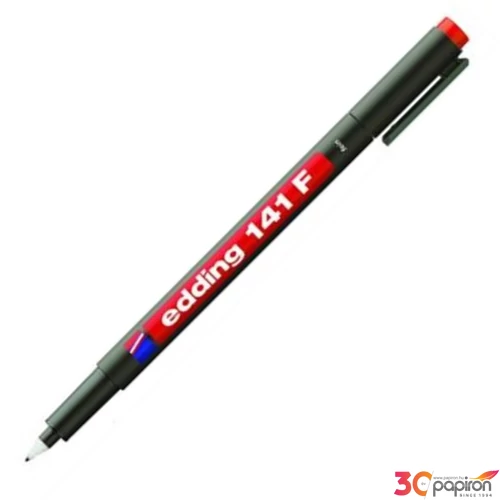 Edding 141F piros OHP permanent alkoholos marker 0,6mm filc, marker