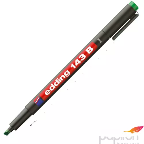 Edding 143B zöld OHP permanent alkoholos marker 1-3mm filc, marker