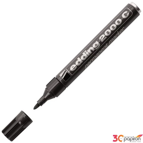 Edding 2000 fekete permanent alkoholos marker 1,5-3mm filc, marker