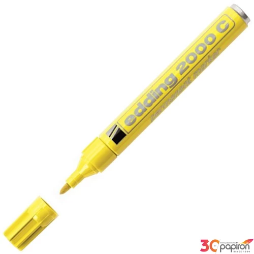 Edding 2000 sárga permanent alkoholos marker 1,5-3mm filc, marker alkoholos marker