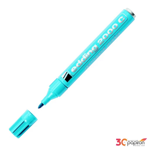 Edding 2000 világoskék permanent alkoholos marker 1,5-3mm kúpos hegyű filc, marker