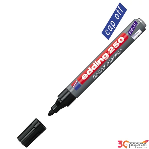 Edding 250 boardmarker fekete táblamarker 1,5-3mm flipchart marker táblafilc, táblamarker