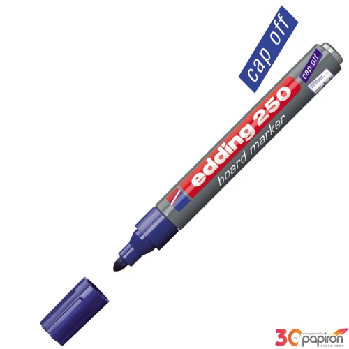 Edding 250 boardmarker kék táblamarker 1,5-3mm flipchart marker táblafilc, táblamarker