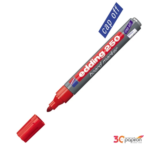 Edding 250 boardmarker piros táblamarker 1,5-3mm flipchart marker táblafilc, táblamarker