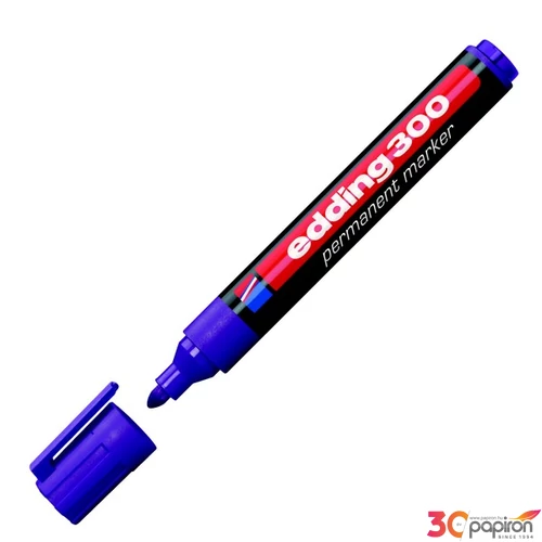Edding 300 kerek hegyű lila permanent alkoholos marker 1,5-3mm alkoholos filc, marker