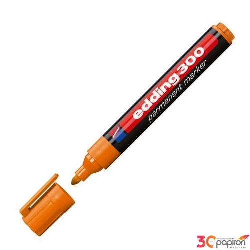 Edding 300 kerek hegyű narancs permanent alkoholos marker 1,5-3mm alkoholos filc, marker