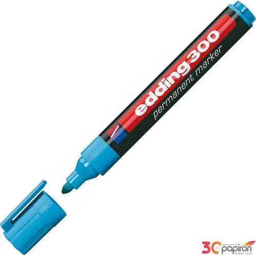 Edding 300 kerek hegyű v.kék permanent alkoholos marker 1,5-3mm alkoholos filc, marker