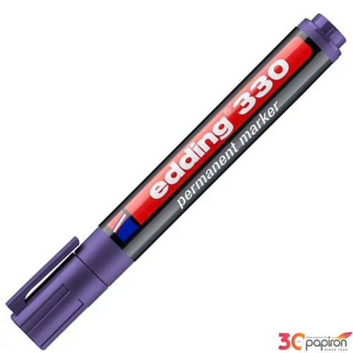 Edding 330 vágott hegyű lila permanent alkoholos marker 1-5mm alkoholos filc, marker
