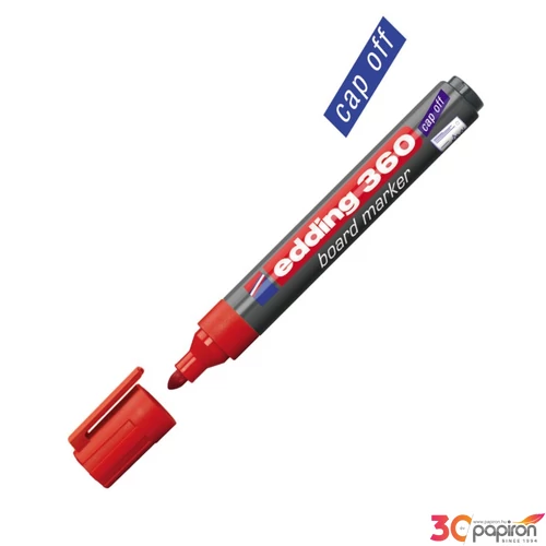Edding 360 boardmarker piros táblamarker 1,5-3mm táblafilc, táblamarker