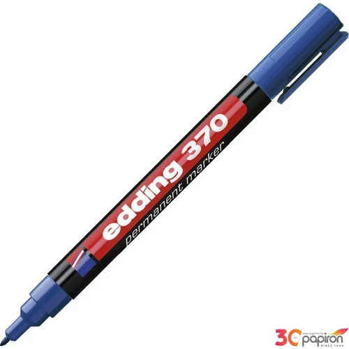 Edding 370 alkoholo smarker permanent Kék műanyag, üveg, fém, fa