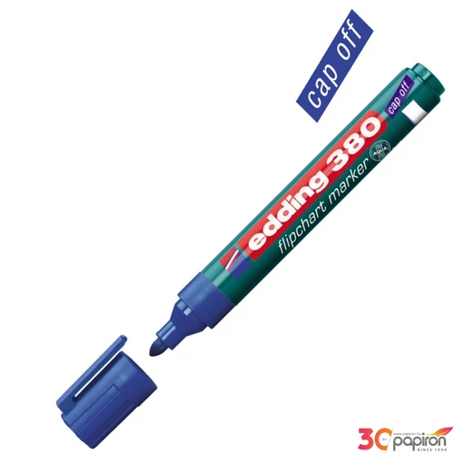 Edding 380 Flipchart marker kék kerek hegyű 1,5-3mm Flipchart marker Edding 380