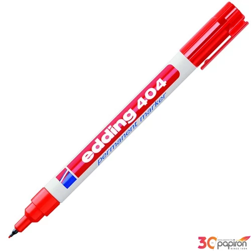 Edding 404 alkoholos marker kerek hegyű alkoholos piros 0,75mm Marker permanent Edding 404