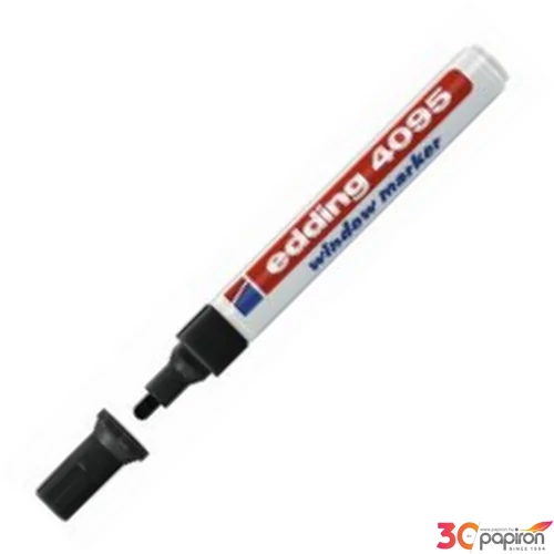 Edding 4095 krétamarker fekete 4-15mm vágotthegyű Üvegreíró marker Edding 4095 