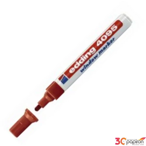 Edding 4095 krétamarker piros 4-15mm vágotthegyű Üvegreíró marker Edding 4095 