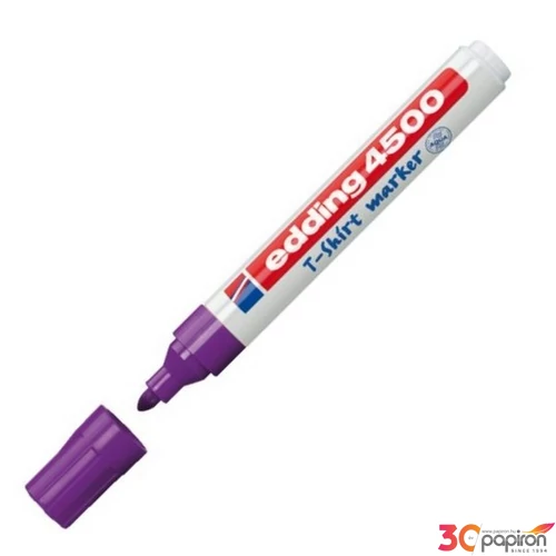 Edding 4500 lila T-shirt Textil-marker 2-3mm kerek hegyű Textilmarker Edding 4500