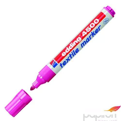 Edding 4500 neon rózsa T-shirt Textil-marker 2-3mm kerek hegyű Textilmarker Edding 4500
