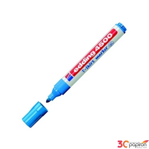 Edding 4500 v.kék T-shirt Textil-marker 2-3mm kerek hegyű Textilmarker Edding 4500