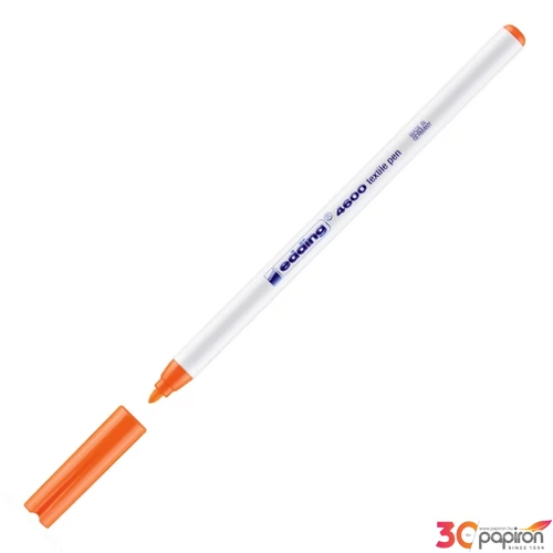 Edding 4600 neon narancssárga Textil-marker, kerekített csúccsal