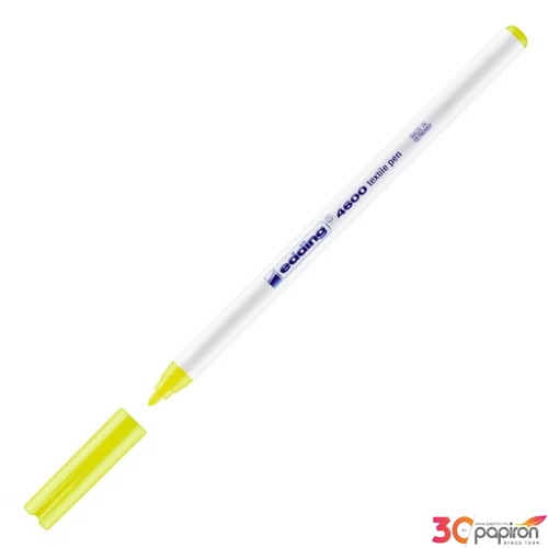 Edding 4600 neon sárga T-shirt Textil-marker, kerekített csúccsal