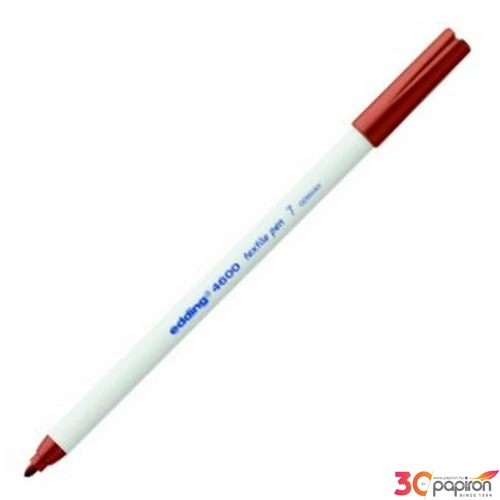 Edding 4600 piros T-shirt Textil-marker 1mm Textil-marker kerekített csúccsal, vízbá