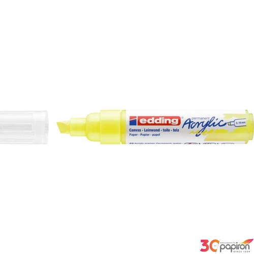 Edding 5000 Akril marker B (5-10 Mm) Neon Yellow 