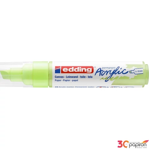 Edding 5000 Akril marker B (5-10 Mm) Pastel Green 