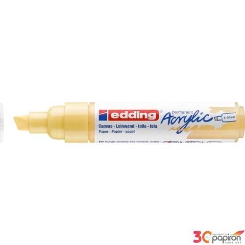 Edding 5000 Akril marker B (5-10 Mm) Pastel Yellow 