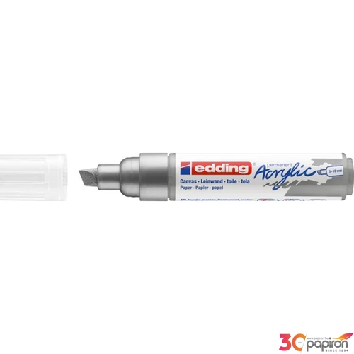 Edding 5000 Akril marker B (5-10 Mm) Rich Silver 