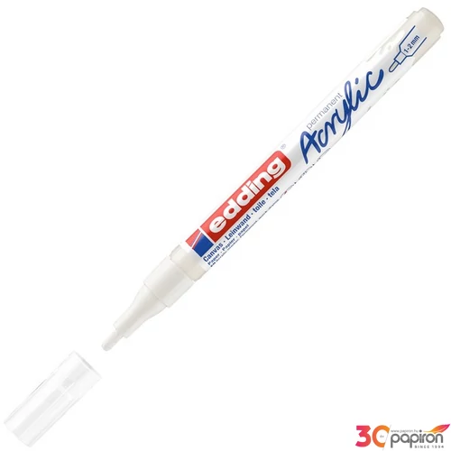 Edding 5300 Akril marker F (1-2 Mm) Traffic White