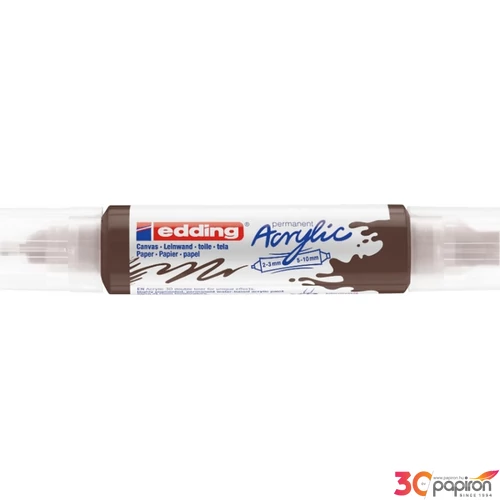 Edding 5400 Akril marker (2-3 Mm/5-10 Mm) Chocolate Brown 3D DOUBLE LINER